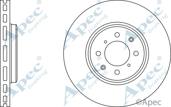 APEC BRAKING Jarrulevy DSK2357